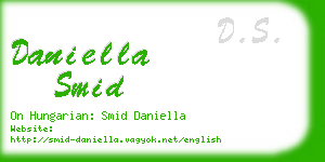 daniella smid business card